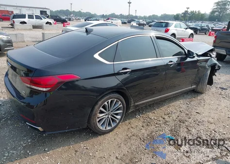 2017 Genesis G80 3.8 из США, поврежденный, VIN KMHGN4JE6HU210166